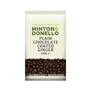 Minton & Donello - Plain Chocolate Bites, 100g | Pack of 6 | Multiple Fruit & Nuts