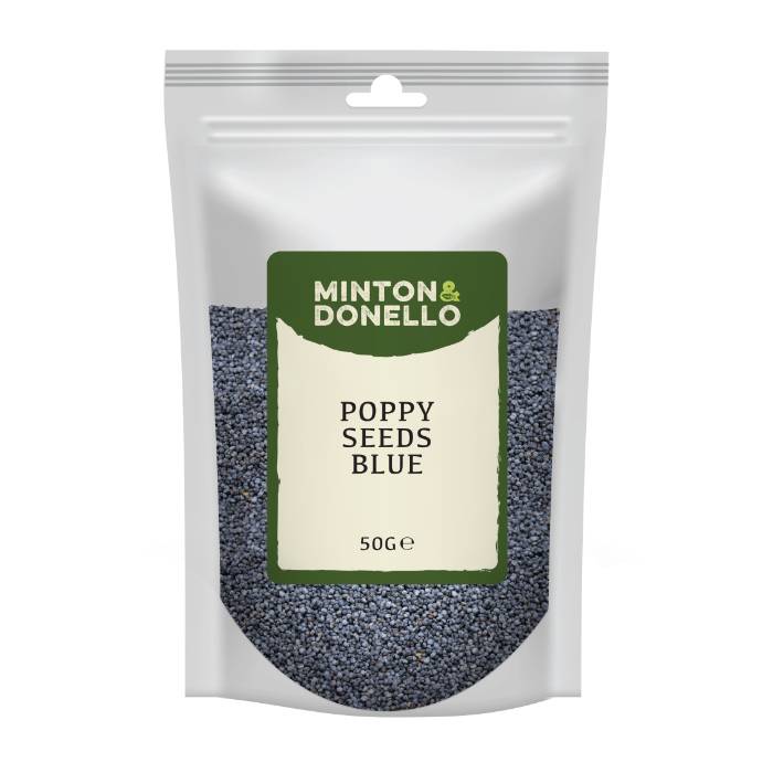 Minton & Donello - Poppy Seeds Blue, 50g  Pack of 10