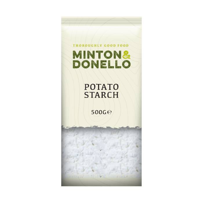 Minton & Donello - Potato Starch, 500g  Pack of 6