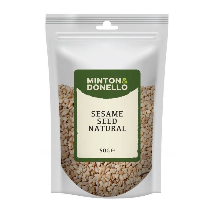 Minton & Donello - Sesame Seed Natural, 50g  Pack of 10