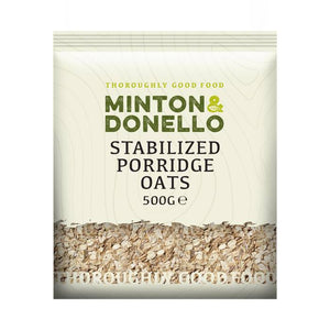 Minton & Donello - Stabilized Porridge Oats | Pack of 6 | Multiple Sizes