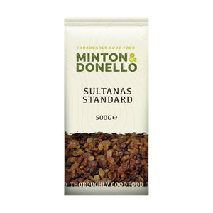 Minton & Donello - Sultanas Standard, 500g | Pack of 6