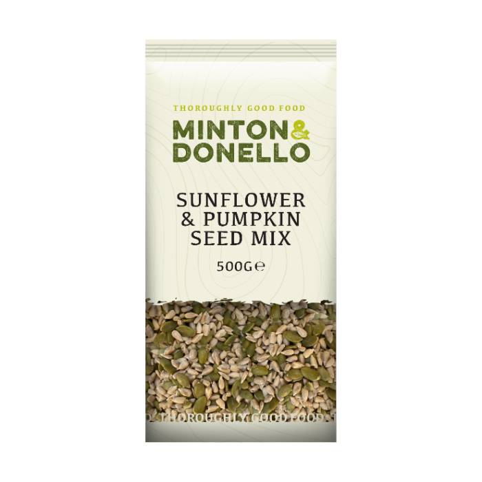 Minton & Donello - Sunflower & Pumpkin Mix, 500g  Pack of 6