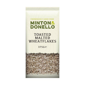 Minton & Donello - Toasted Malted Wheatflakes, 375g | Pack of 6