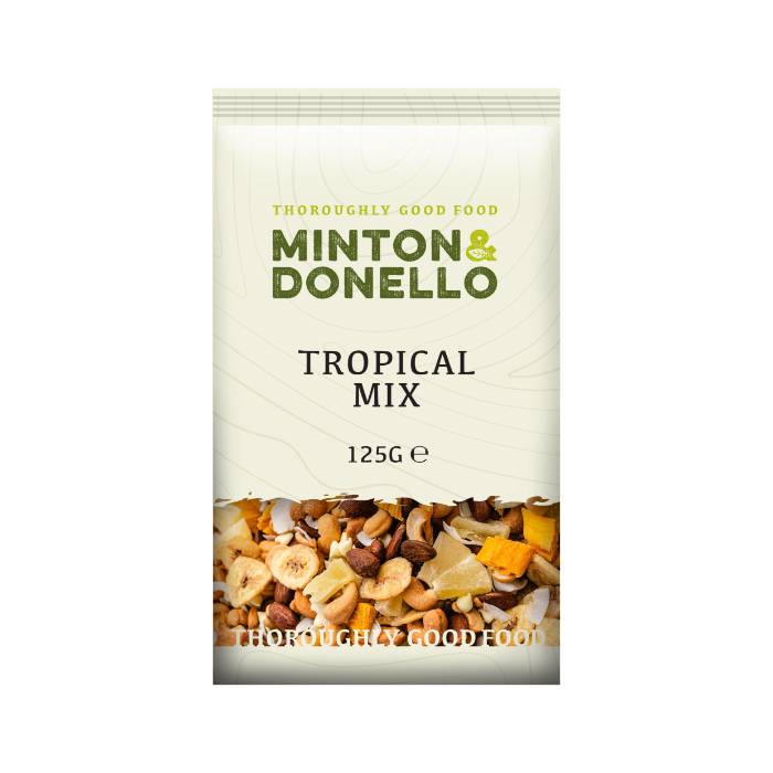 Minton & Donello - Tropical Mix, 125g  Pack of 6 