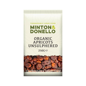 Minton & Donello - Unsulphered Apricots, 250g | Pack of 6