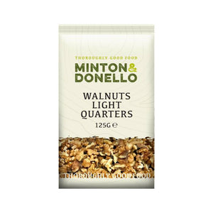 Minton & Donello - Walnuts Light Quarters | Pack of 6 | Multiple Sizes