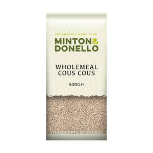 Minton & Donello - Wholemeal Cous Cous, 500g | Pack of 6