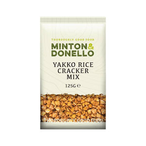 Minton & Donello - Yakko Rice Cracker Mix, 125g | Pack of 6