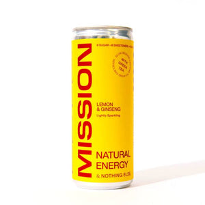 Mission - Energise Cans Lemon, 250ml | Pack of 12