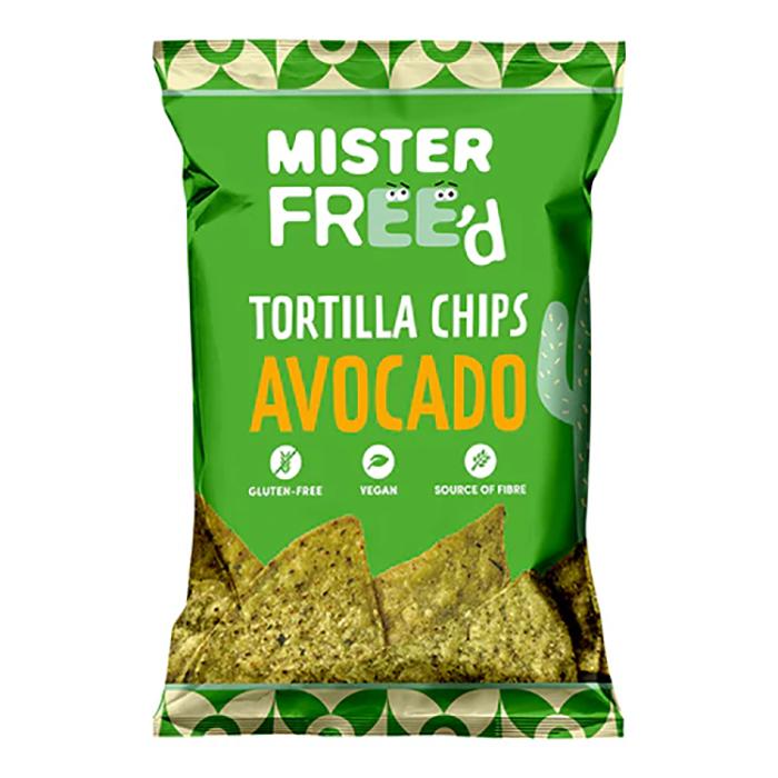 Mister Free'd - Tortilla Chips with Avocado, 40g  Pack of 12 