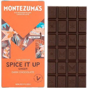 Montezuma's - Spice It Up - Dark with Ginger, 90g | Pack of 12