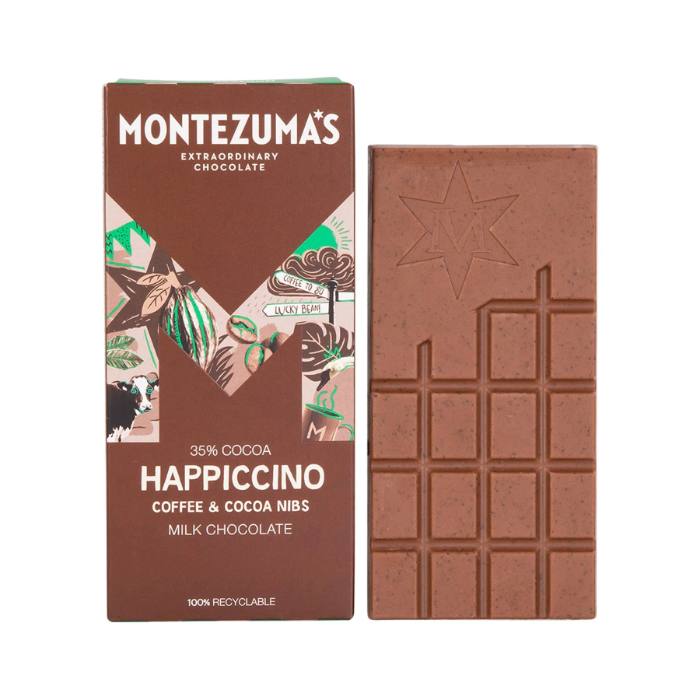Montezuma's - Happiccino Milk Chocolate, 90g  Pack of 12