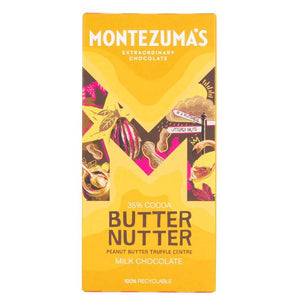 Montezumas - Butter Nutter Milk Choc Peanut Butter Truffle, 90g | Pack of 12