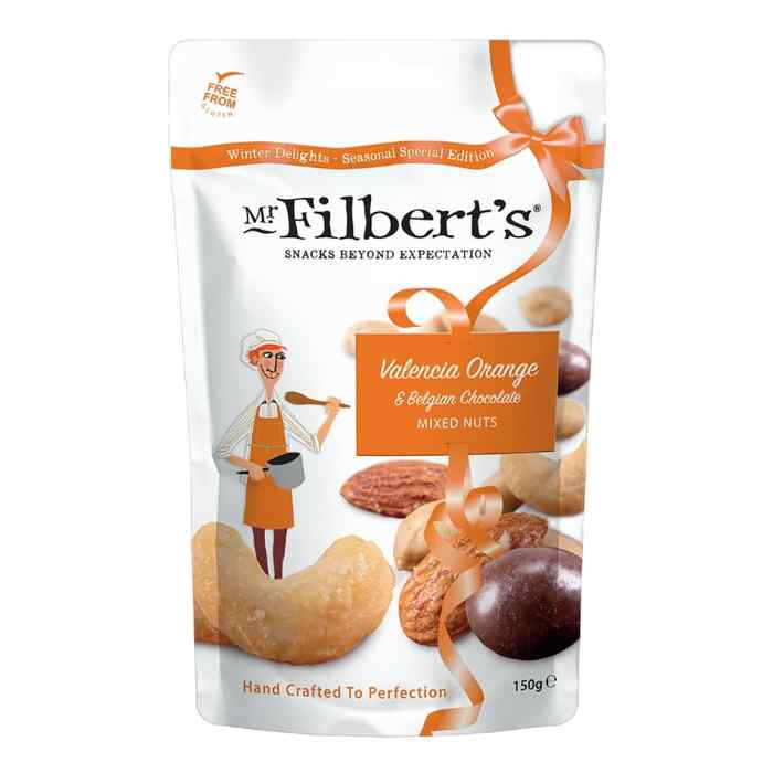 Mr Filberts - Orange & Belgium Choc Mixed Nuts, 152g