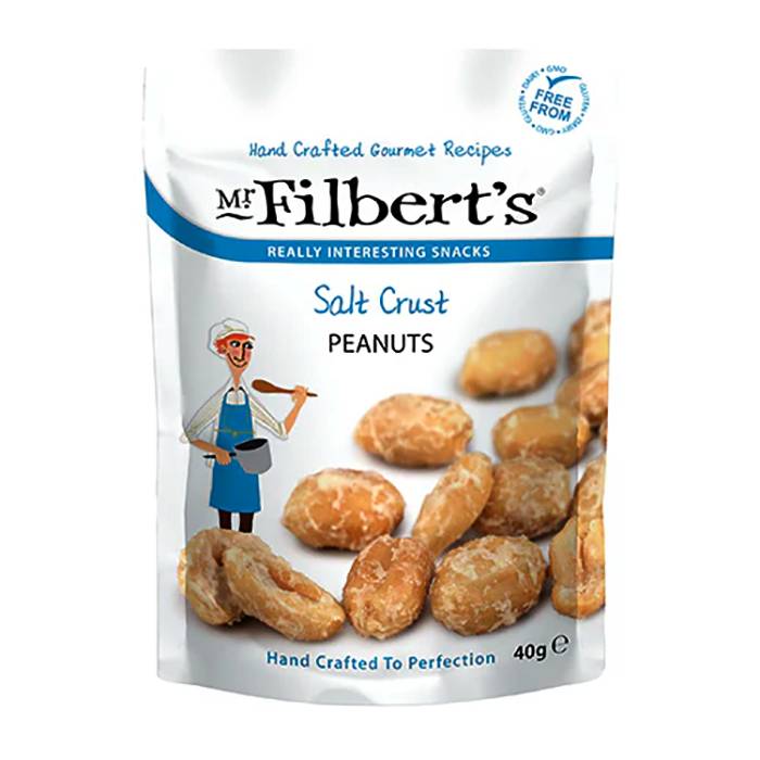 Mr Filberts - Salt Crust Peanuts, 40g - Pack of 20