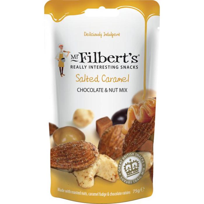 Mr Filberts - Salted Caramel Chocolate Nut Mix, 75g  Pack of 15