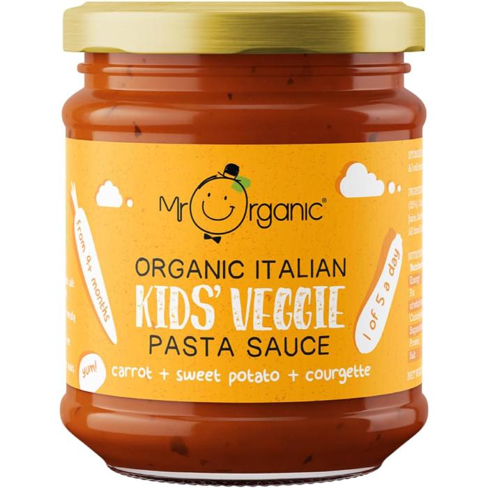 Mr Organic - Kids Sauce Carrots Sweet Potato Courgette, 200g