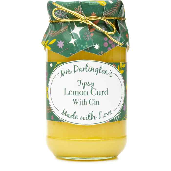 Mrs Darlington's - Lemon Curd with Gin, 320g