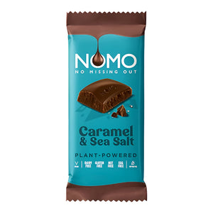 NOMO - Block Bar Caramel Sea Salt, 85g | Pack of 12