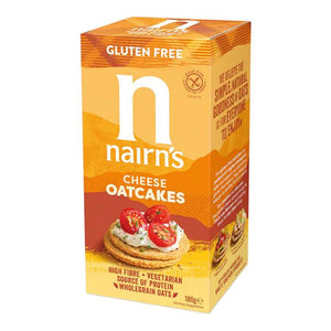 Nairn's - Gluten Free Cheese Oatcakes, 180g | Pack of 8