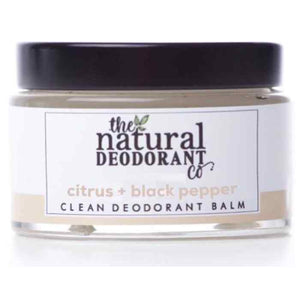 Natural Deo Co - Clean Deodorant Balm Citrus + Black Pepper, 55g