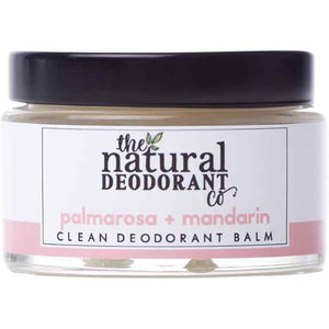 Natural Deo Co - Clean Deodorant Balm Palmarosa + Mandarin, 55g