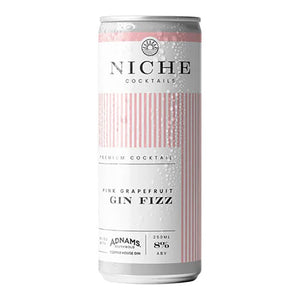 Niche Cocktails - Pink Grapefruit Gin Fizz, 250ml | Pack of 12