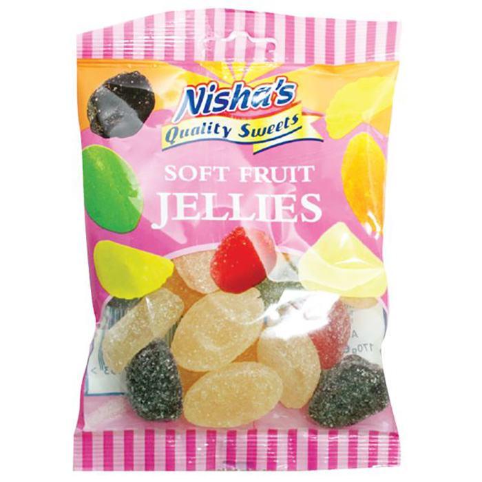 Nisha - Fruit Jellies Sweets, 120g  Pack of 12