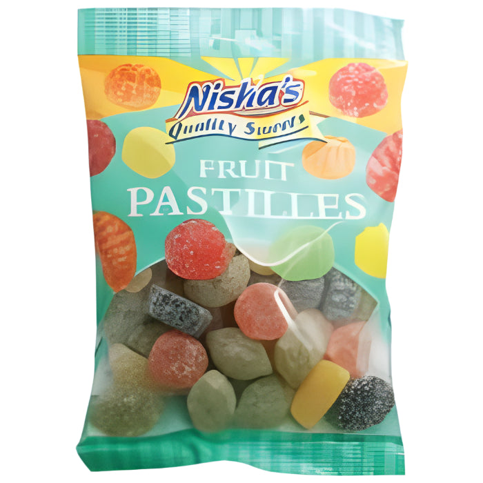 Nisha - Fruit Pastilles Sweets, 120g  Pack of 12