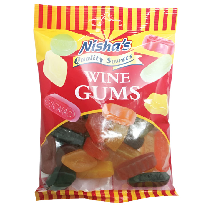 Nisha - Wine Gums, 120g  Pack of 12