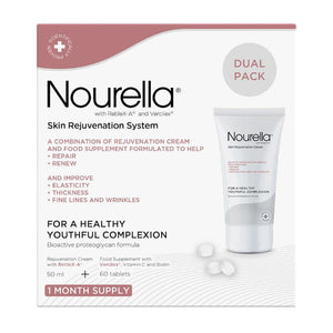 Nourella - Skin Rejuvenation Pack (60 Tabs 50ml Cream), 2 Pieces
