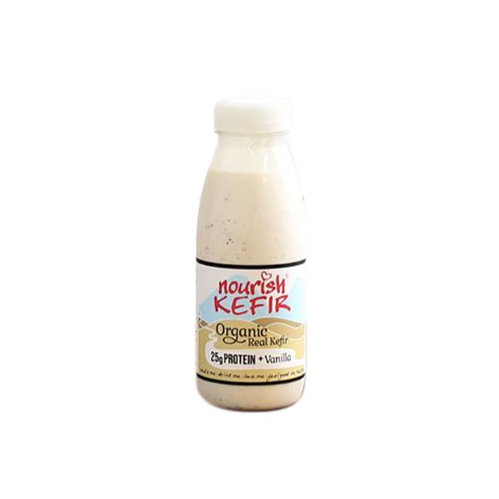 Nourish Kefir - Kefir Organic 25g Protein Kefir + Vanilla, 330ml