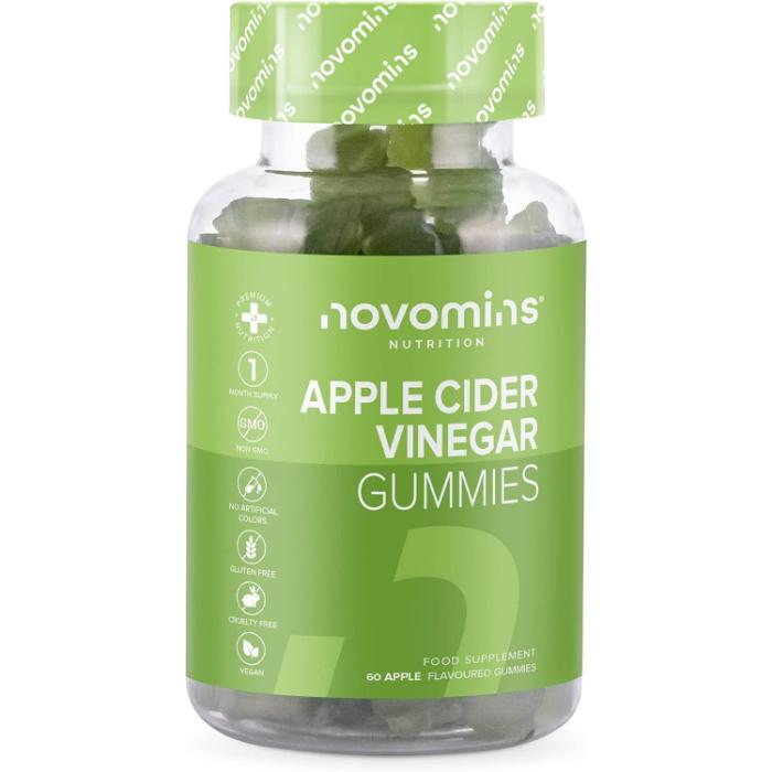 Novomins - Apple Cider Vinegar Gummies, 60 Gummies