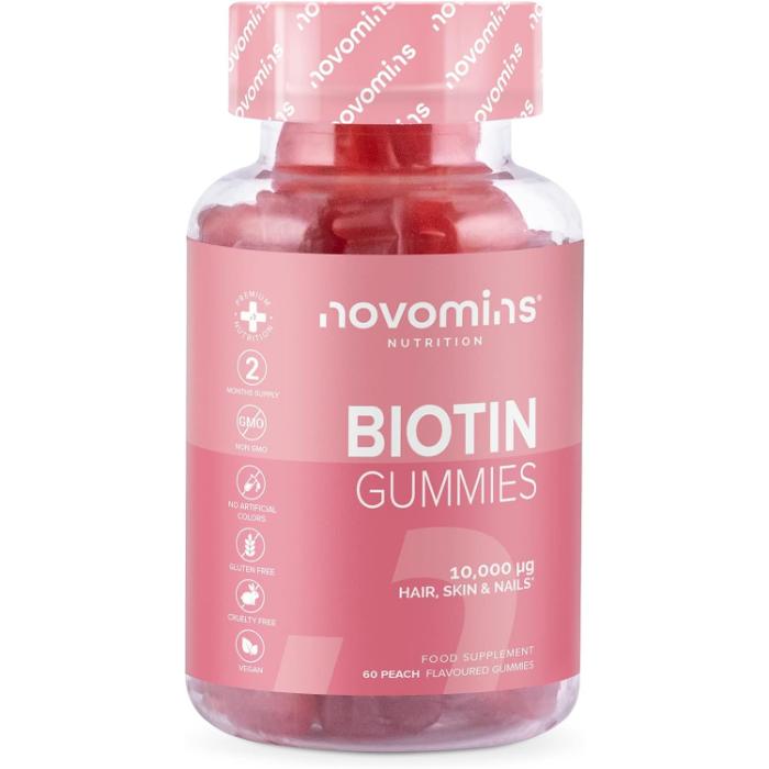 Novomins - Biotin Gummies, 60 Gummies