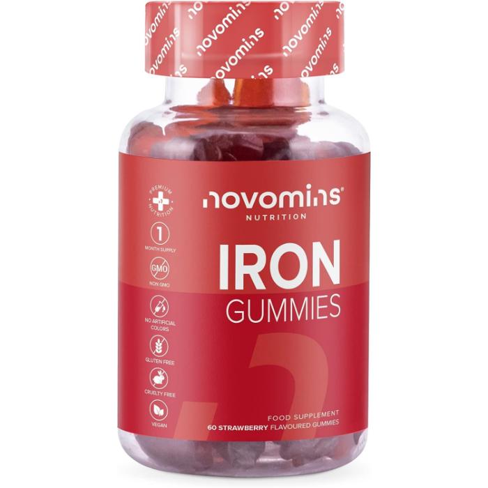 Novomins - Iron Gummies, 60 Gummies