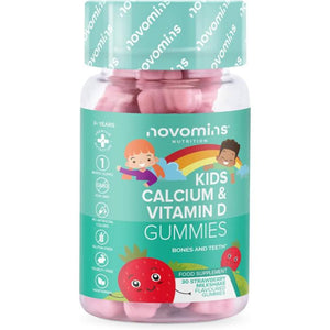 Novomins - Kids Calcium & Vitamin D Gummies, 30 Gummies