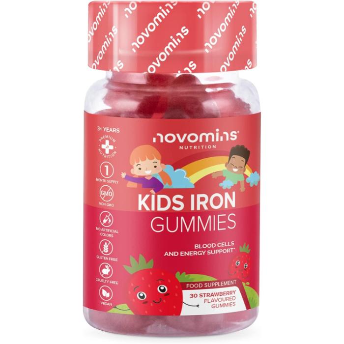 Novomins - Kids Iron Gummies, 30 Gummies