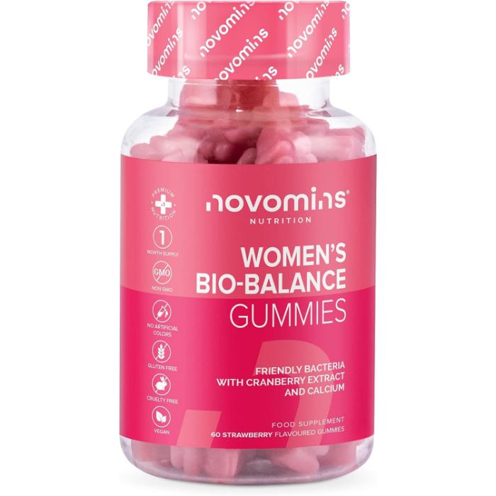 Novomins - Womens Bio Balance Gummies, 60 Gummies