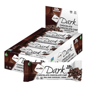 NuGo - Dark Chocolate Chocolate Chip Bar, 50g | Pack of 12