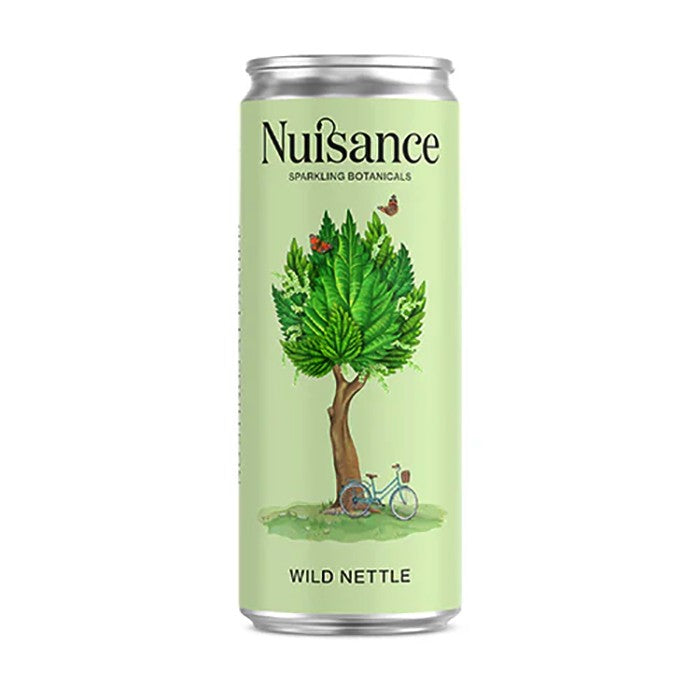 Nuisance Drinks - Nettle & Elderflower Sparkling Drink Cans, 250ml - Pack of 12