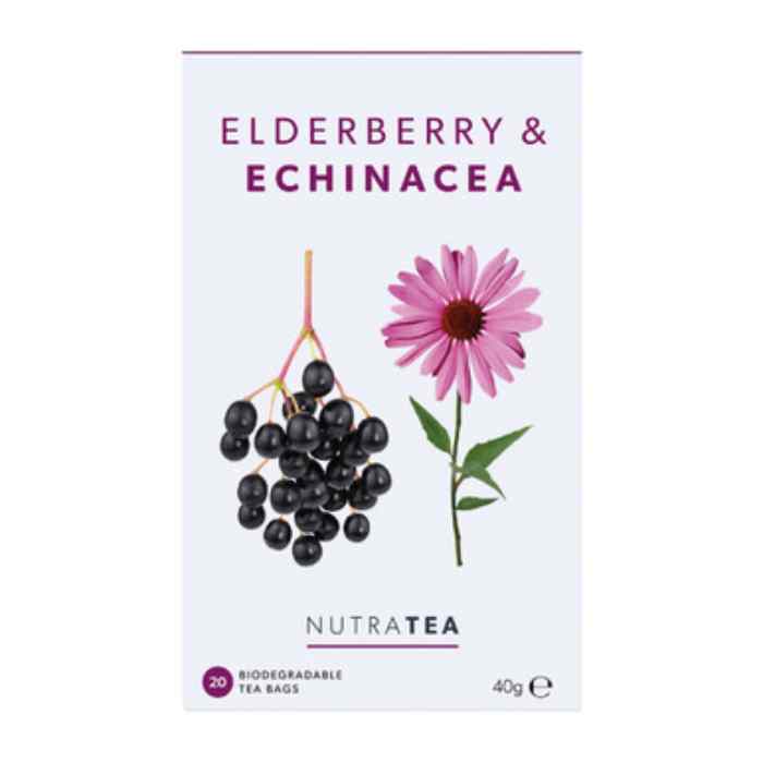 NutraTea - Elderberry & Echinacea Tea, 40g