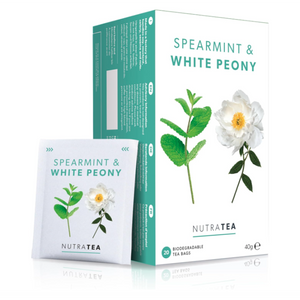 NutraTea - Spearmint & White Peony Tea, 40g
