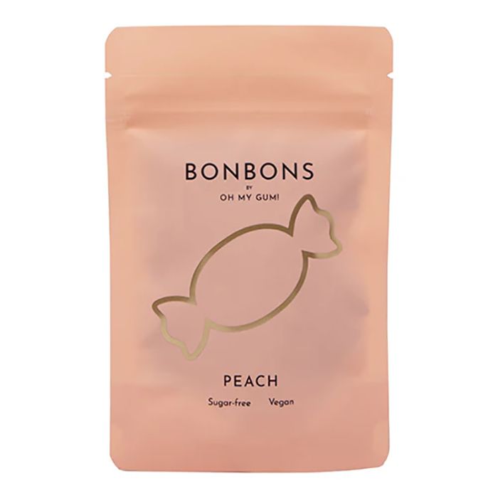 OH MY GUM! - BONBONS Peach, 32g  Pack of 10