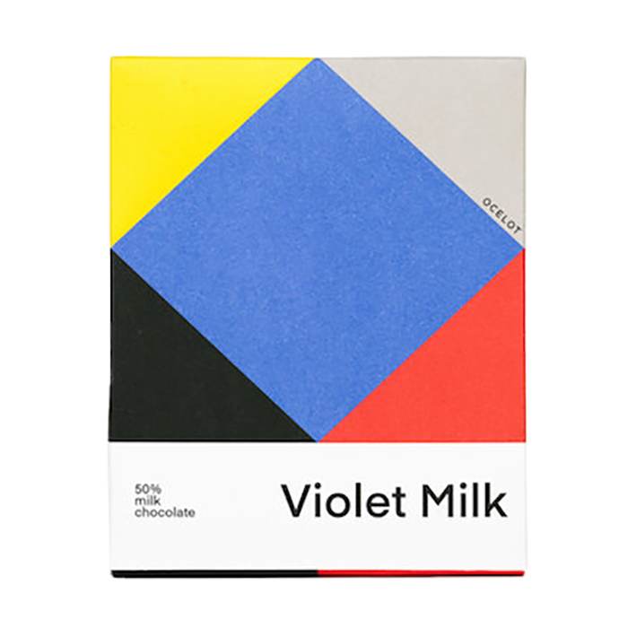 Ocelot Chocolate - Violet Milk Chocolate, 70g