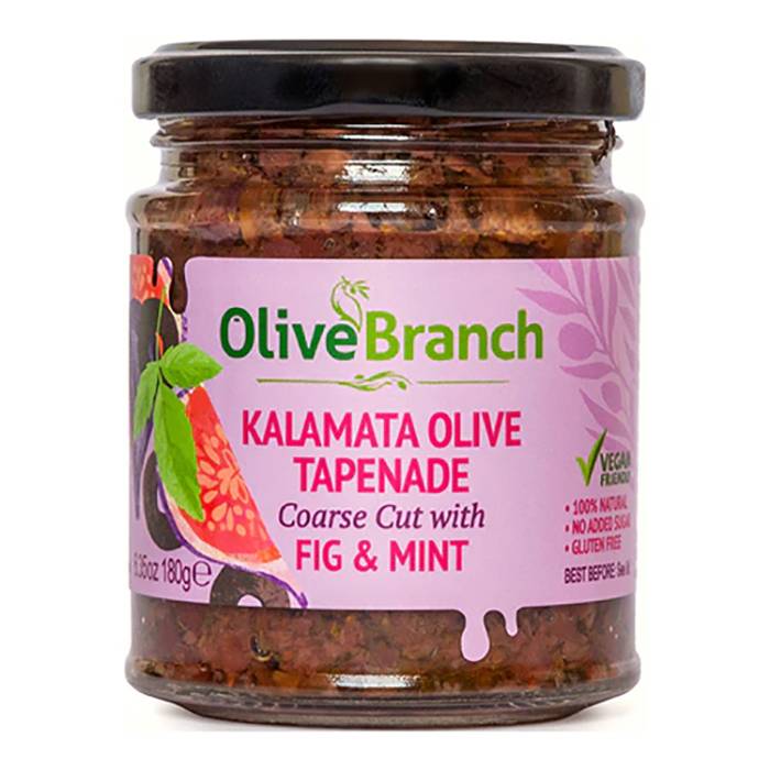 Olive Branch - Fig & Mint Tapenade, 180g - Pack of 6