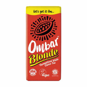 Ombar - Blonde Caramelised White Coco Bar, 70g | Pack of 10