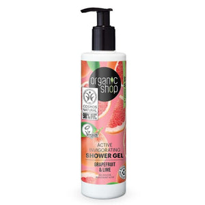 Organic Shop - Invigorating Shower Gel with Grapefruit & Lime, 280ml