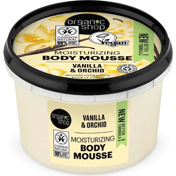 Organic Shop - Moisturizing Body Mousse Vanilla & Orchid, 250ml