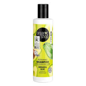 Organic Shop - Repairing Shampoo for Damaged Hair Avocado and Olive, 280ml